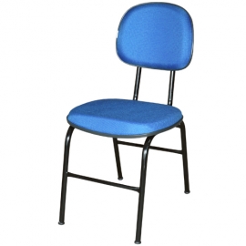 Cadeira secretária 04 pés com 02 travessas