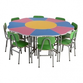 Conjunto trapezoidal intermediário 08 lug