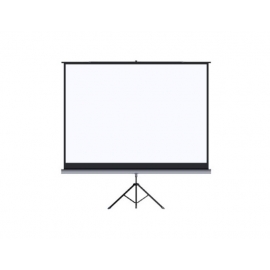 Tela retrátil de parede enrolamento com molas