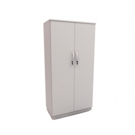 armário alto 02 portas coletivas bege