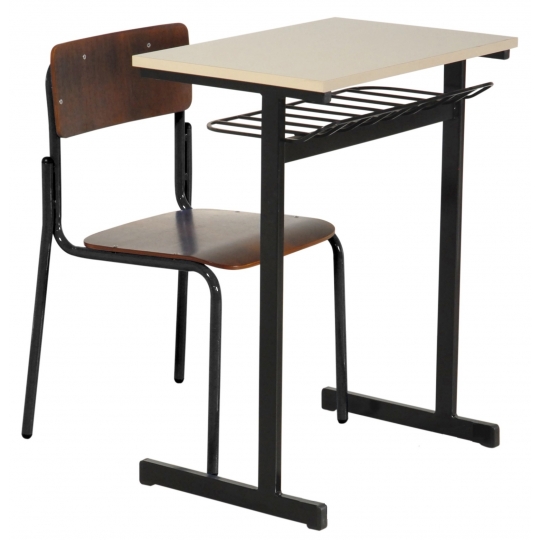 Conjunto fde adulto bege com imbuia